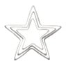 Uitsteekvormpjes sterren - set van 3