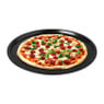 Pizzavorm geperforeerd - zwart - ø31 cm 