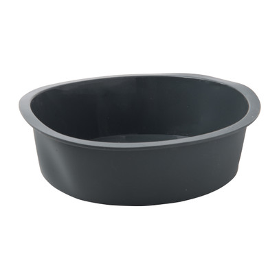 Siliconen vorm, rond, rechte randen, 4 cm hoog, 16 x 4 cm