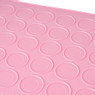 Macaron mat - roze - 25x28 cm