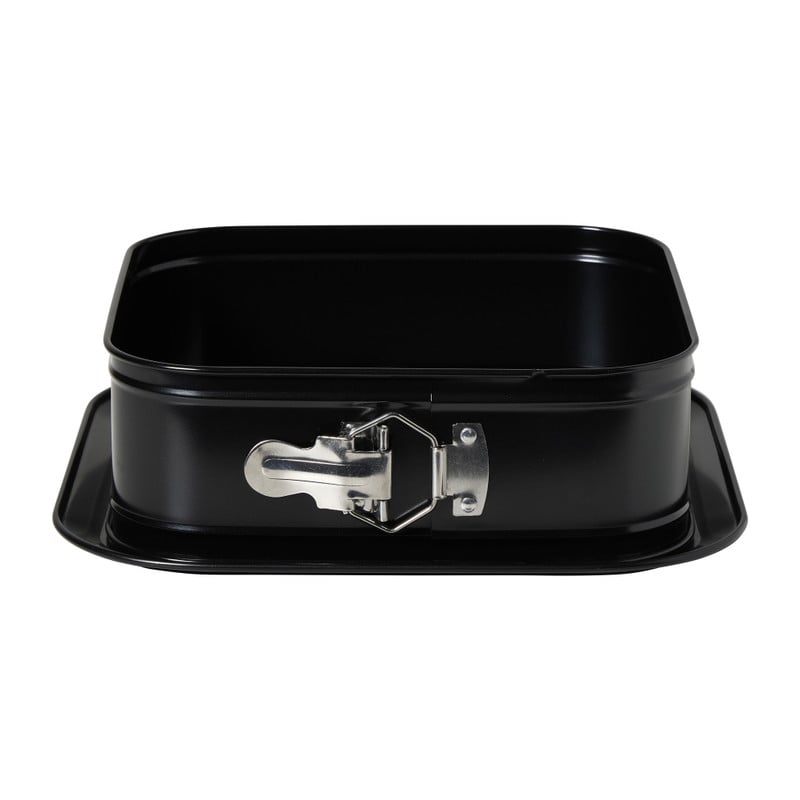 Springvorm vierkant - zwart - 24x24 cm