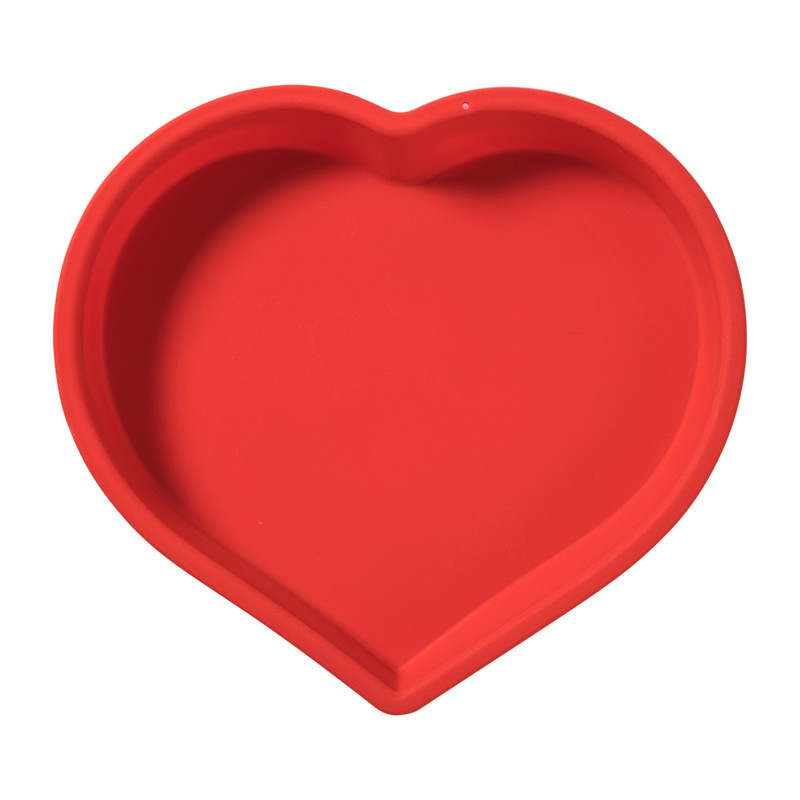 Bakvorm hart - rood - 25x23x4 cm
