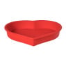Bakvorm hart - rood - 25x23x4 cm