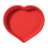 Bakvorm hart - rood - 25x23x4 cm