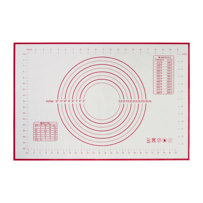 Bakmat siliconen - rood - 40x60 cm