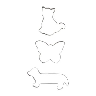 Uitsteekvormpjes dieren - set van 3