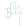 Tasty me cake topper - Oh Baby - blauw
