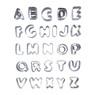Uitsteekvormpjes alfabet