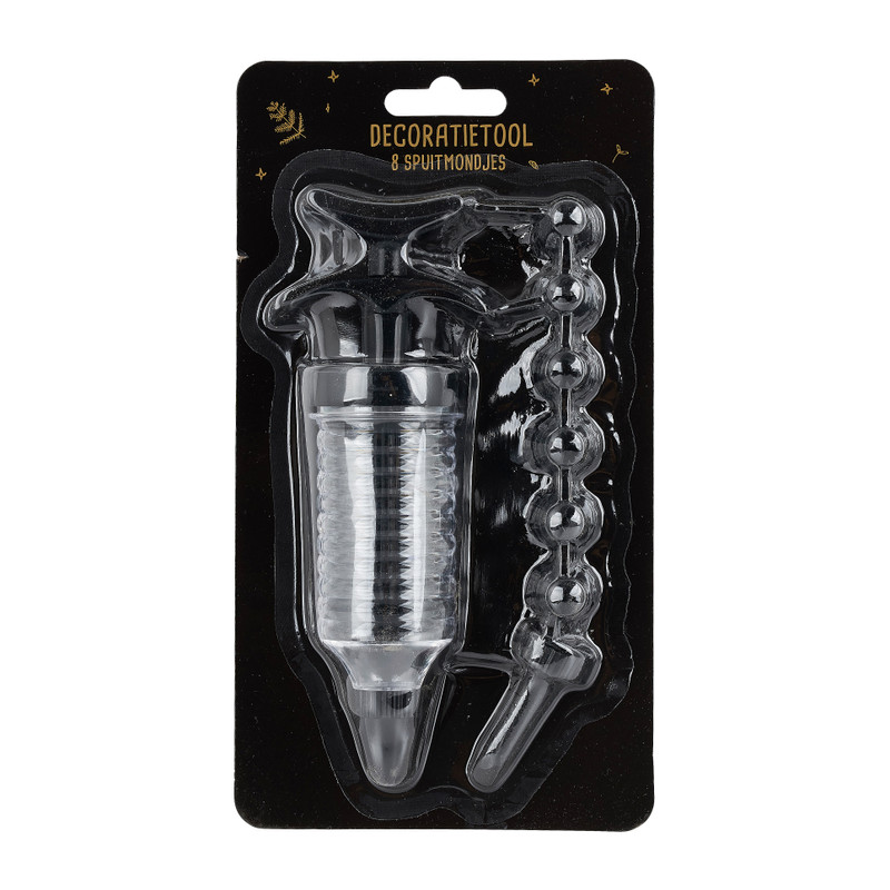 Decoratietool en spuitmondjes - 9-delig