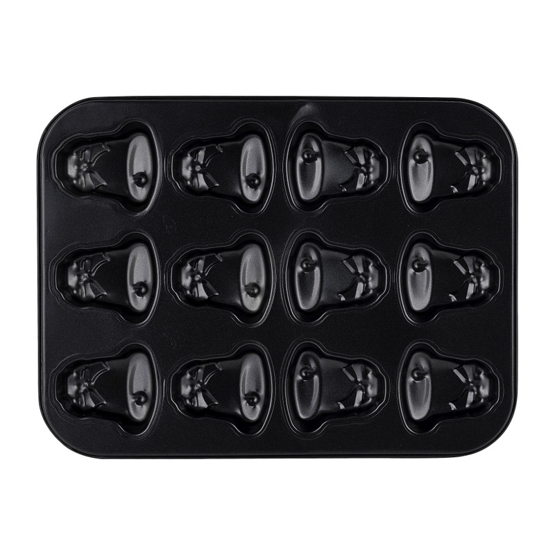 Muffinvorm - kerstbellen - 35x26x2cm