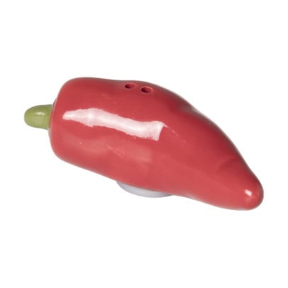 Peper- of zoutvaatje peper - rood - 4x4x4 cm