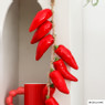 Slinger met pepers - rood - 29 cm
