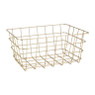 Keukenmandje - goudkleurig - 30,5x22,2x14 cm