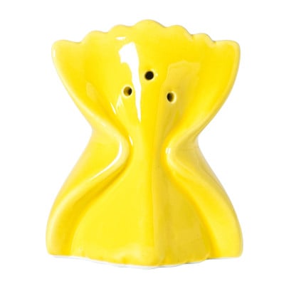 Zoutvaatje pasta farfelle - geel - 8x6.5x4.5 cm