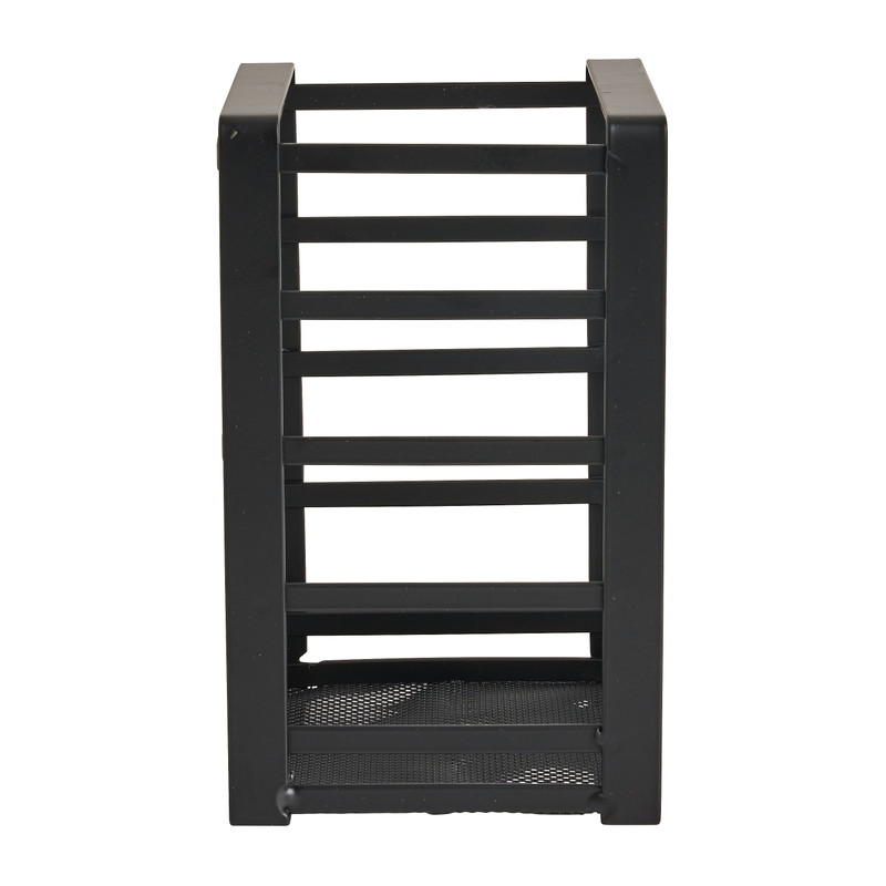 Keukentoolhouder - zwart - 10x10x16 cm