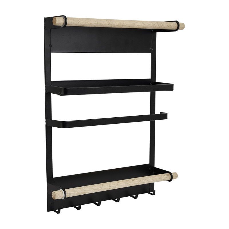 Wandrekje metaal - 24.5x7x34 cm 