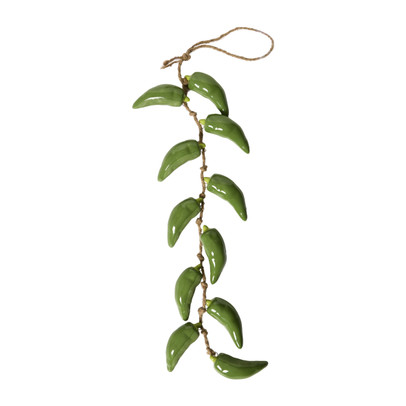 Peperslinger - groen - 29 cm