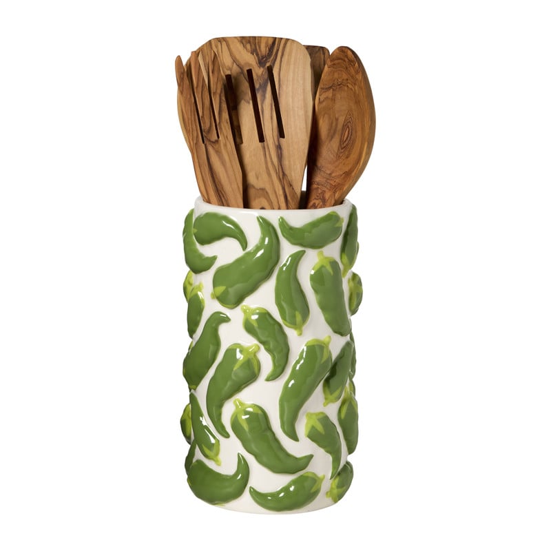 Keukengerei pot peper - groen - ø11.5x20 cm