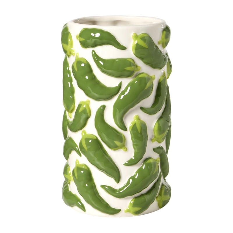 Keukengerei pot peper - groen - ø11.5x20 cm