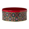 Koektrommel streep en bloemen - multikleur - ø19.6 cm