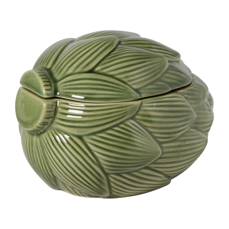 Deco potje artisjok - 11.5x16.4x12.3 cm - diverse varianten