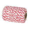 Rollade touw - rood/wit - 45 m