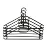 Kleerhangers - zwart - set van 10