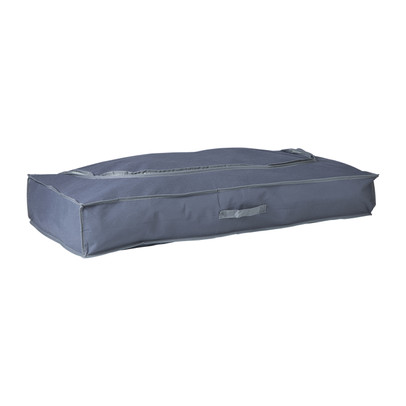 Opberghoes voor dekbed of kussens - grijs - 15x100x45 cm