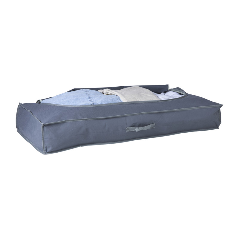 Opberghoes voor dekbed of kussens - grijs - 15x100x45 cm