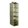 Hang organiser met 6 vakken - groen - 125x45x35 cm
