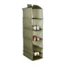 Hang organiser met 6 vakken - groen - 125x45x35 cm