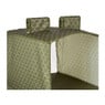Hang organiser met 6 vakken - groen - 125x45x35 cm