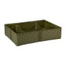 Organiser met dividers - groen - 11x44x34 cm