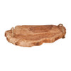 Serveerplateau met touw - klengkeng hout - 37x33x3 cm