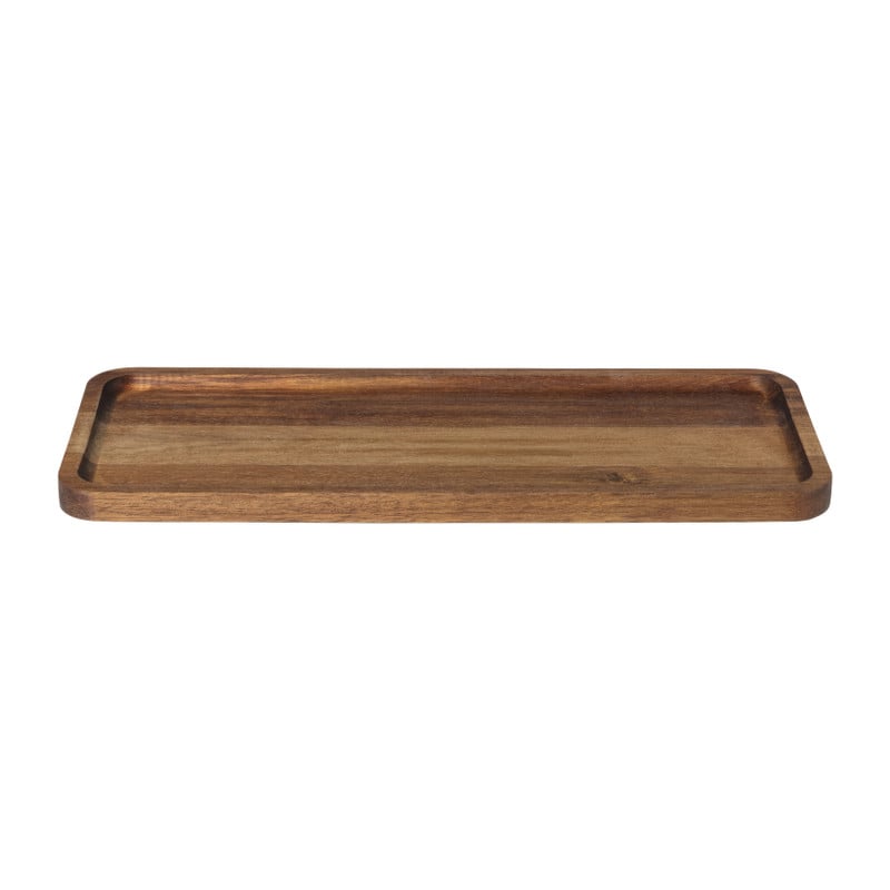 tray acacia groot - bruin - 14x36x1.5 cm