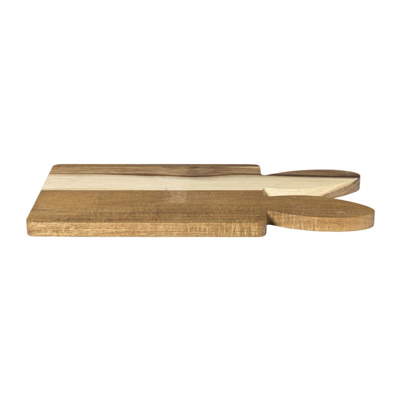 Borrelplank met oren - acacia hout - 35x17 cm 