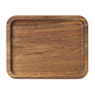 tray acacia klein - bruin - 14x18x1.5 cm