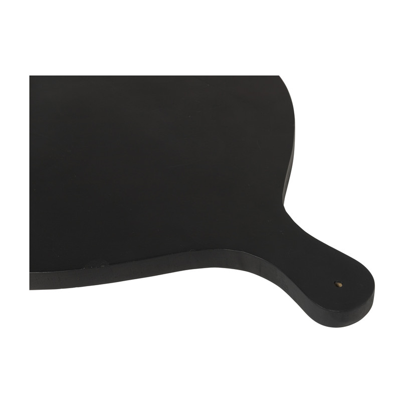 Borrelplank rond - zwart - 40x50x2 cm