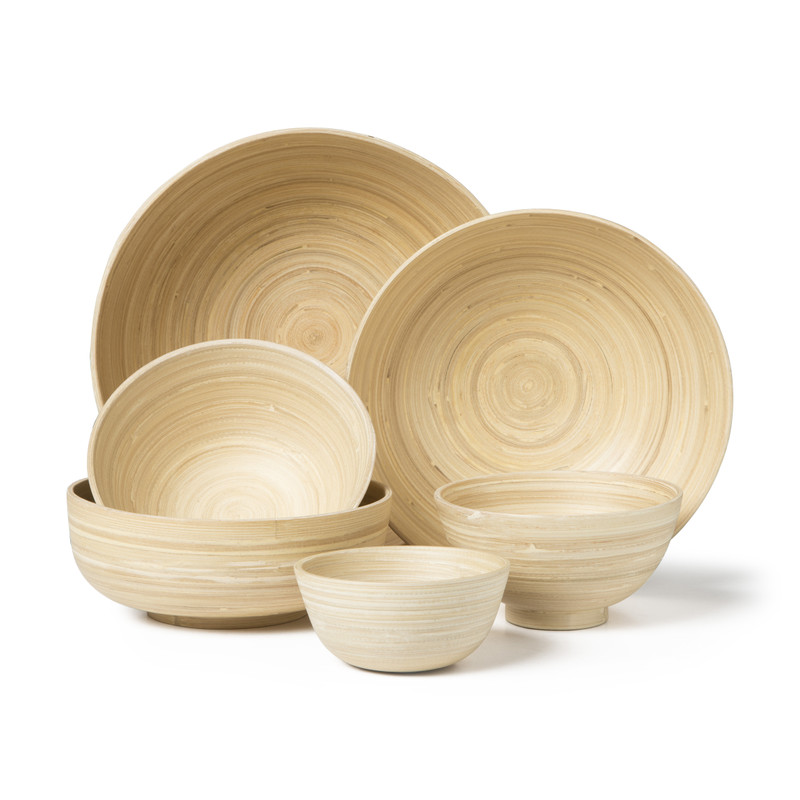 Schaal bamboe - ⌀20 cm