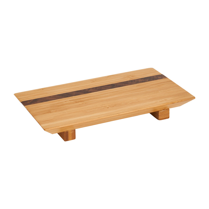 Waardeloos ondernemer het spoor Bamboe sushi plank klein - 21x12x3cm | Xenos