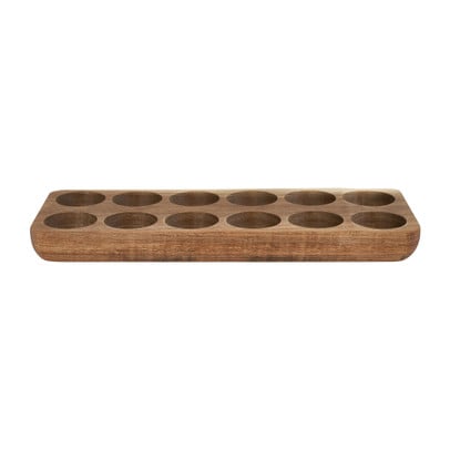 Eiertray hout - voor 12 eieren