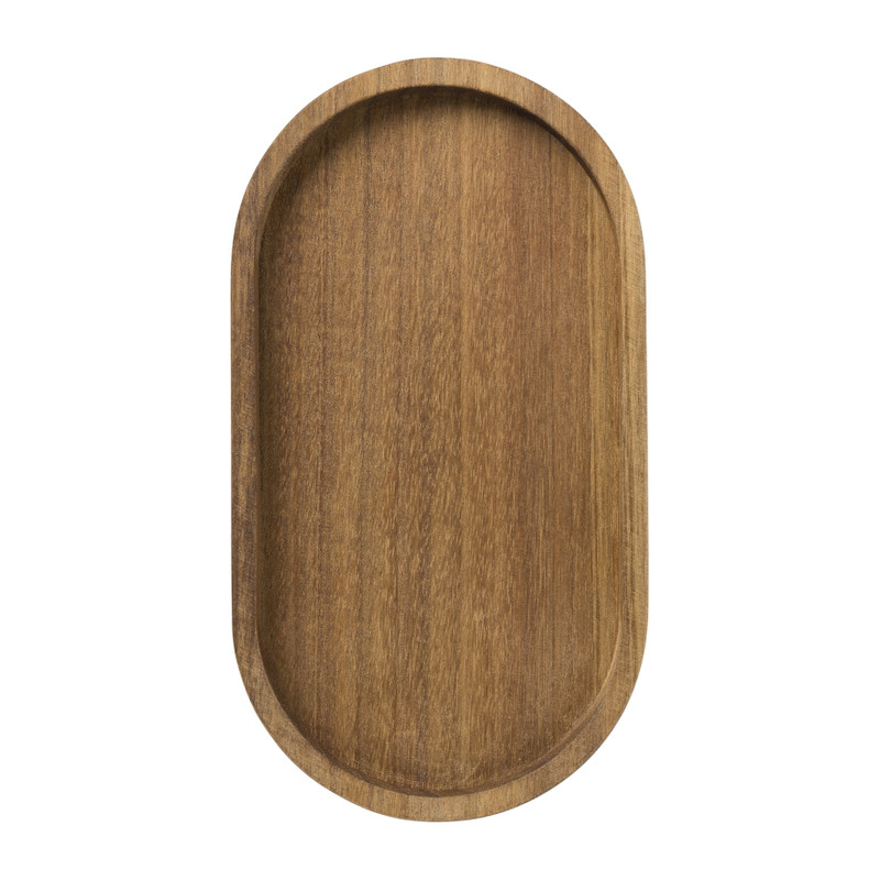 Mini dienblad - acacia - 20x11x2 cm