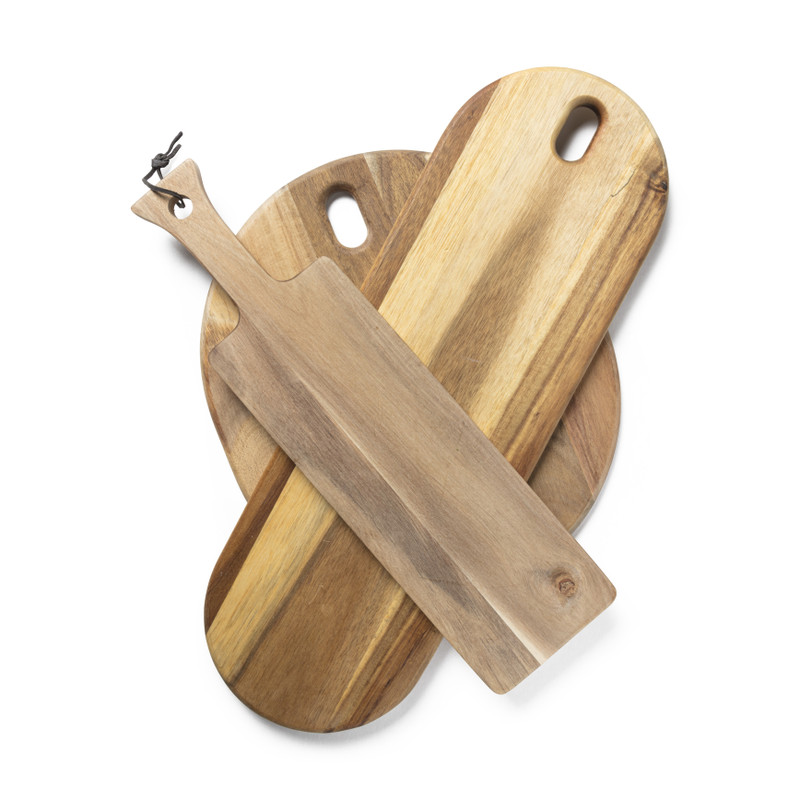 Presenteerplankje Acacia lang - 45x12 cm