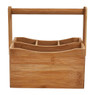 Keuken caddy - bamboe - 23x14x23.5 cm