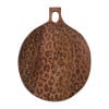Borrelplank met luipaard print - ø37 cm