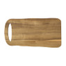 Borrelplank acacia - bruin - 43x22 cm