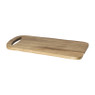 Borrelplank acacia - bruin - 43x22 cm