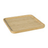 Bamboe tray vierkant - bruin - 1.8x24.5x24.5 cm