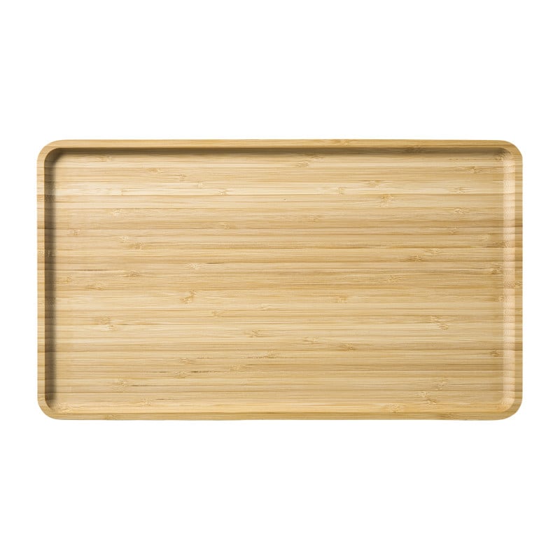Bamboe tray groot - bruin - 1.8x44x25.5 cm