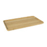 Bamboe tray groot - bruin - 1.8x44x25.5 cm